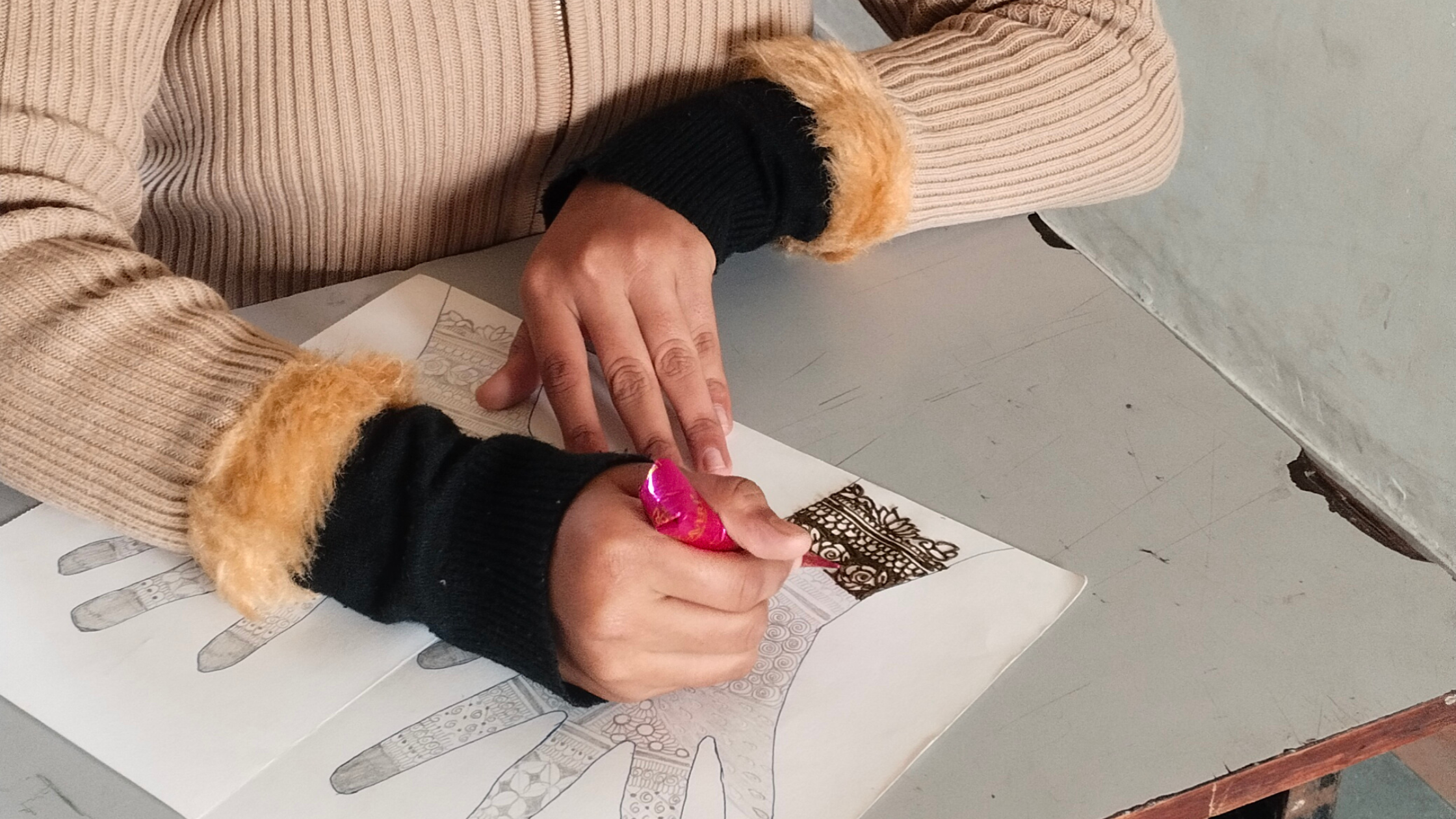 Mehandi / Tattoo Competition (Std V)