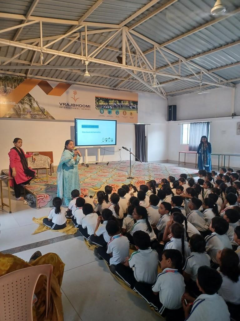 Std 1 and 2 Workshop: Good touch and bad touch