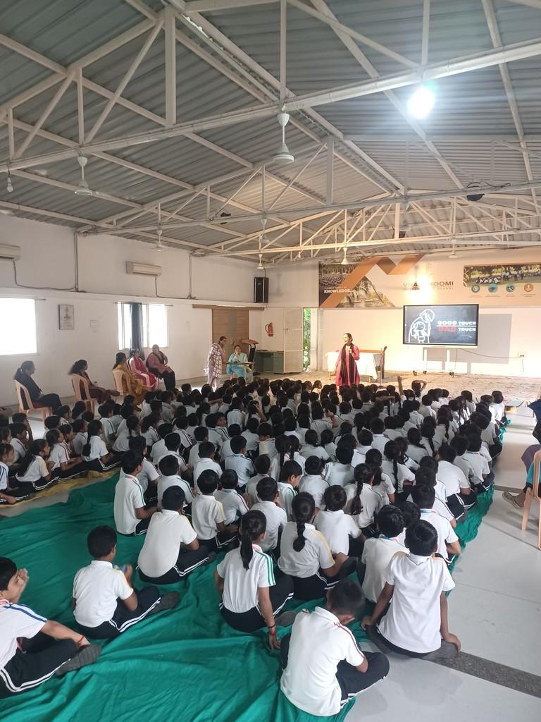Std 1 and 2 Workshop: Good touch and bad touch
